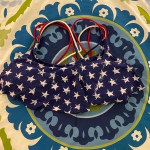 Xhilaration patriotic bikini top